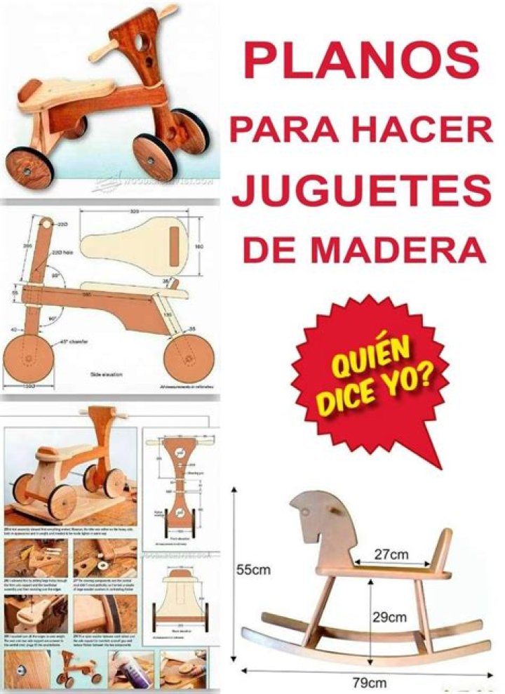 Planos Gratis para Juguetes de Madera PDF: Descargas Rápidas y Diseños Creativos
