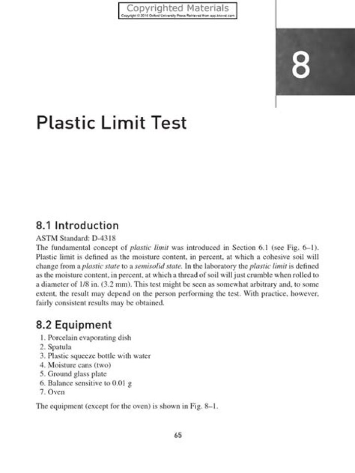 Plastic Limit Test PDF: How to Measure Plastic Strength Accurately