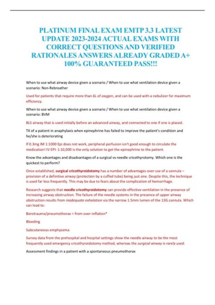 Platinum EMS Testing Answers PDF: Complete Guide for Accurate Validation