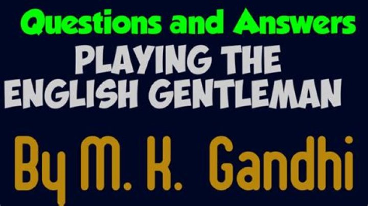 Playing the English Gentleman: Expert Questions and Answers PDF