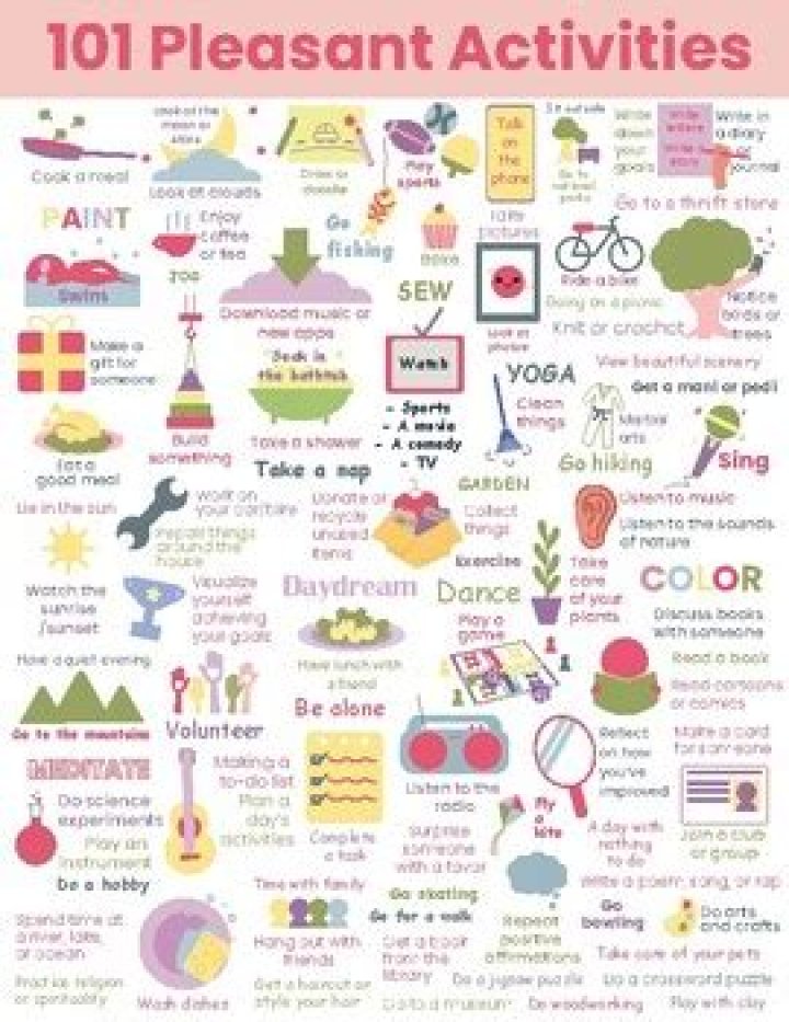 Pleasant Activities List PDF: Fun Things to Do Anyday