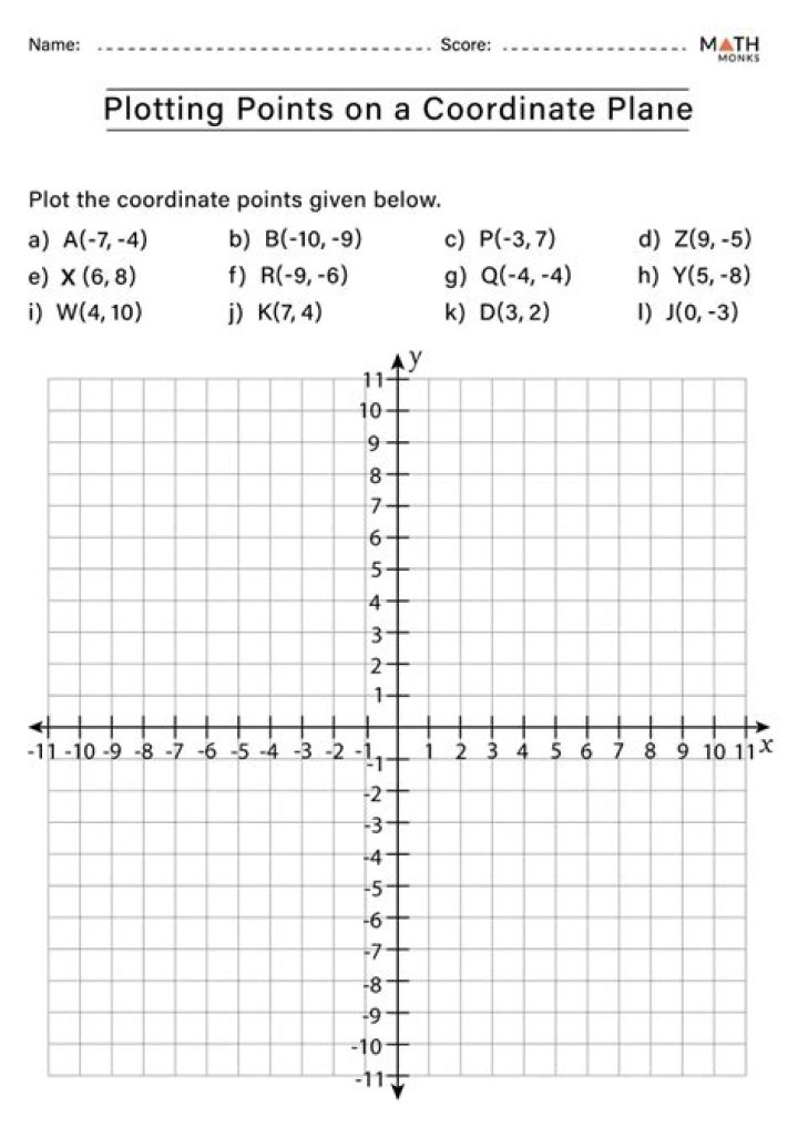 Point Line Plane Worksheet PDF for Geometry Practice