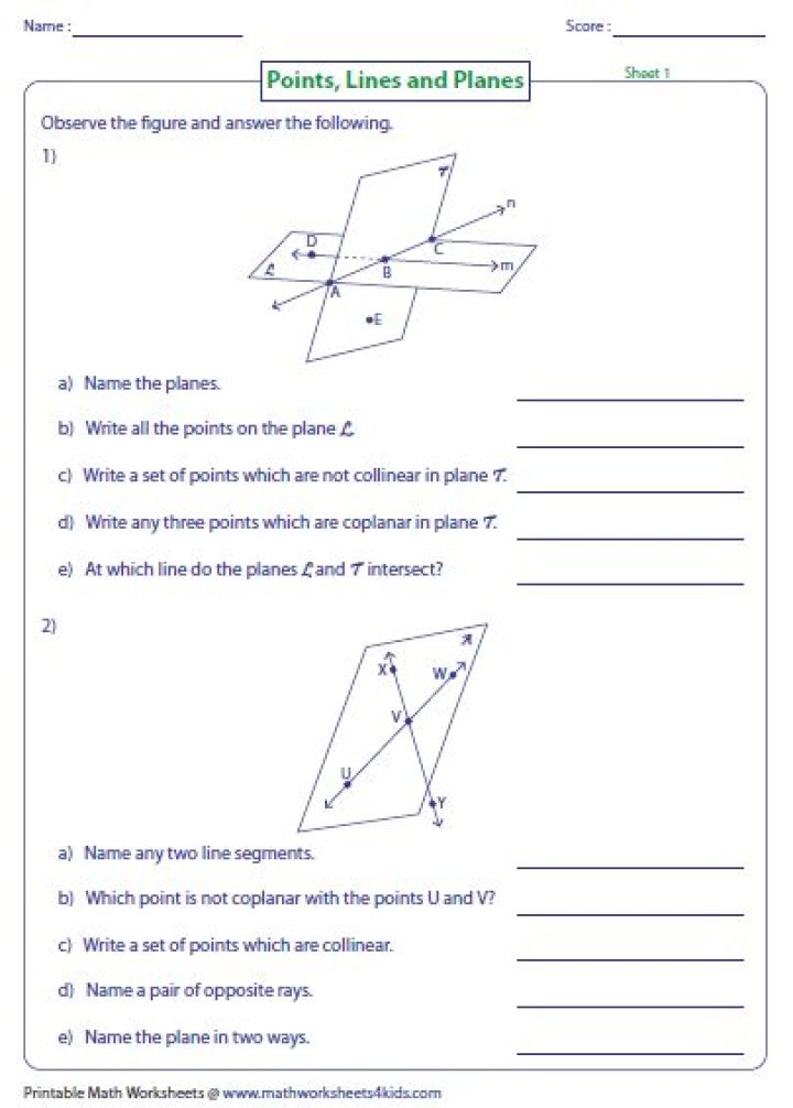Points, Lines, and Planes Explained: Essential PDF Guide