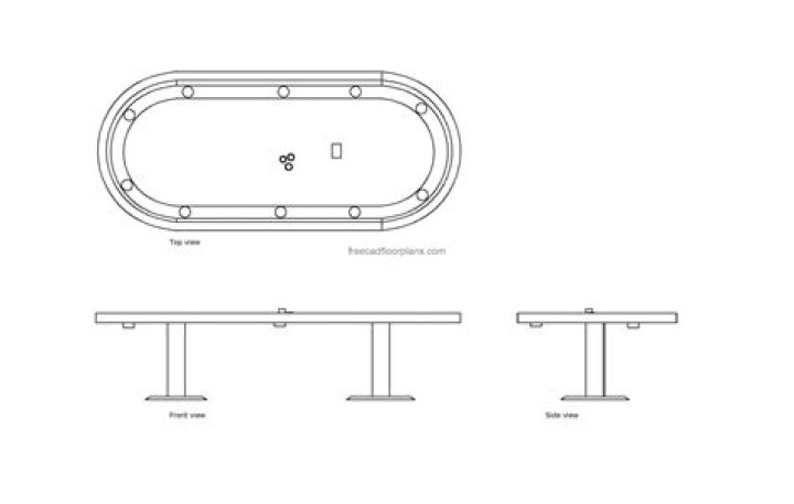 Free Poker Table Plans PDF for Home & Casinos