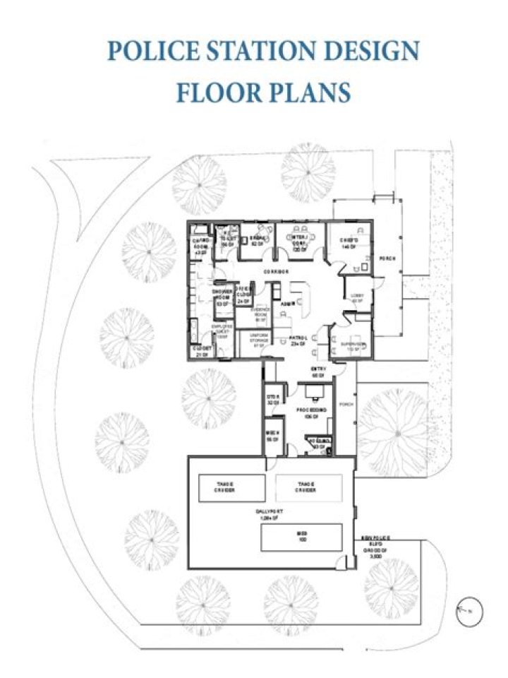 Download Free Police Station Floor Plan PDF for Secure Design