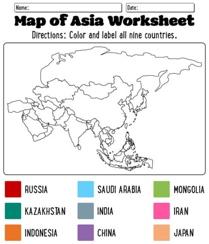Political Map Worksheet PDF – Download Free Educational Resource