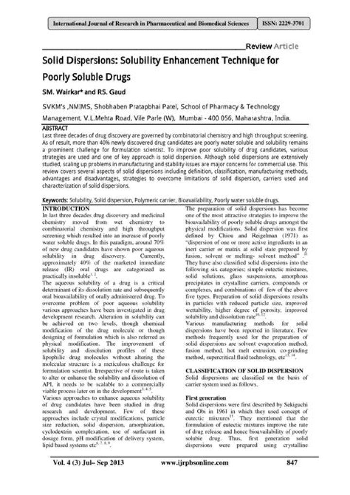 Poorly Soluble Drugs List PDF: Essential Guide for Researchers & Pharmacists