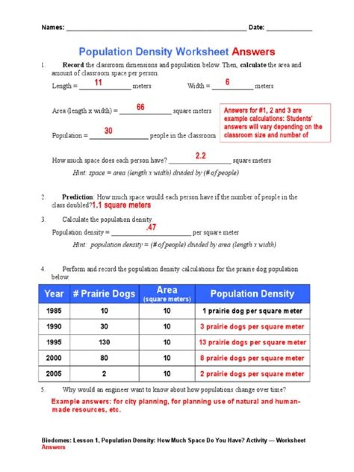 Population Density Questions & Answers: Expert PDF Guide