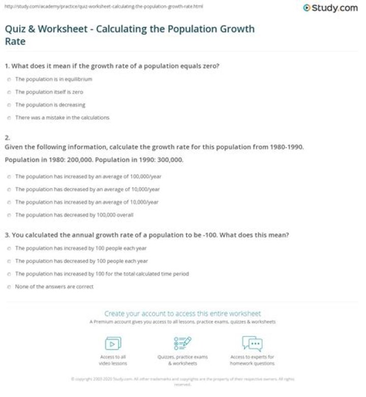 Population Growth Questions and Answers: Expert PDF Guide