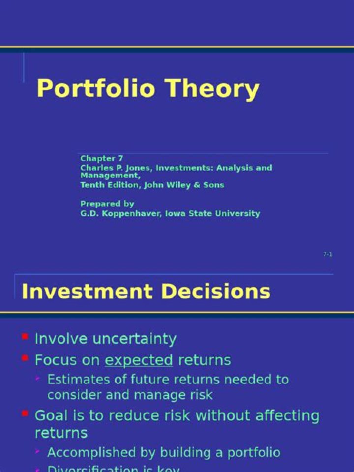 Mastering Portfolio Theory and Risk Management: Essential PDF Guide