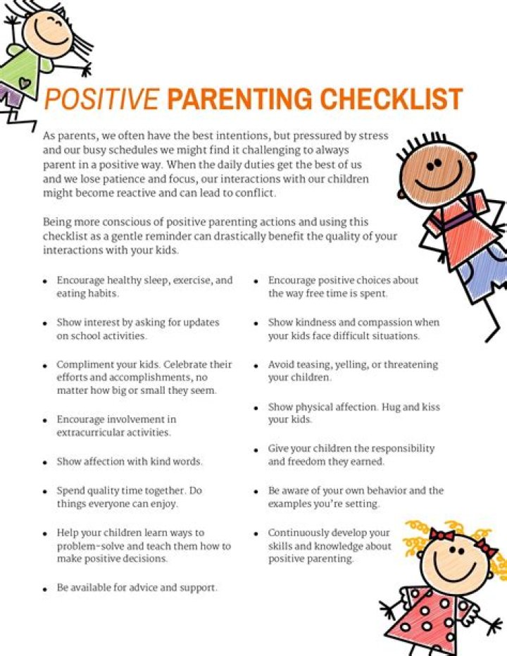 Free Positive Parenting Worksheets PDF for Effective Family Relationships