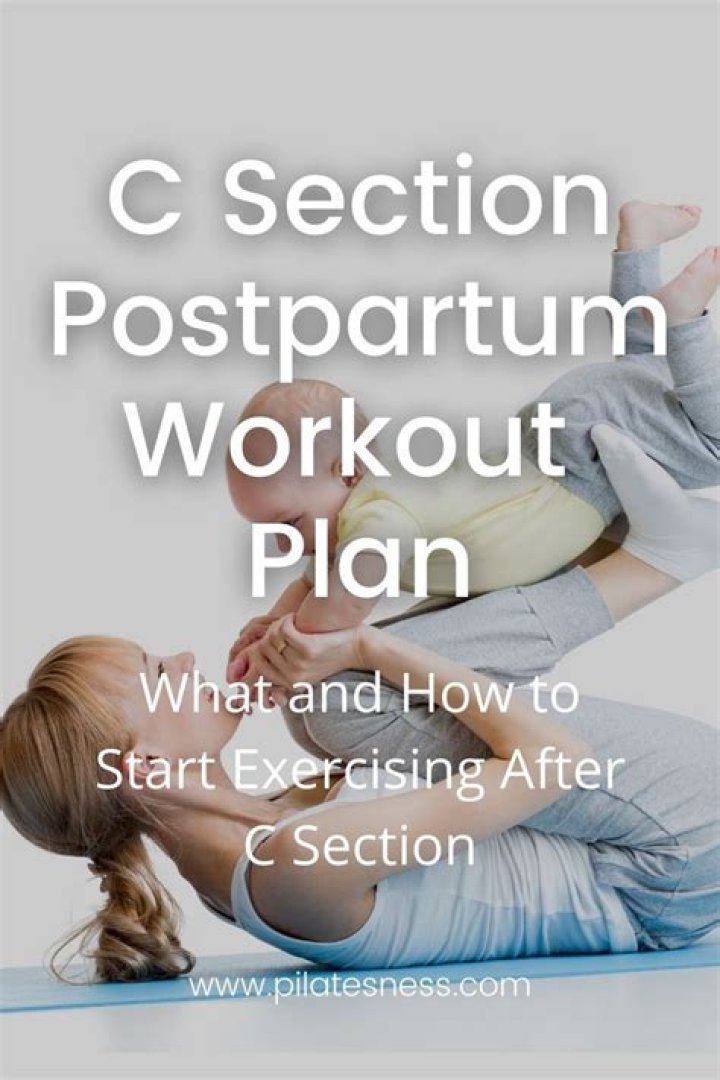 Post-C-Section Workout Plan PDF: Safe Recovery & Strength Training