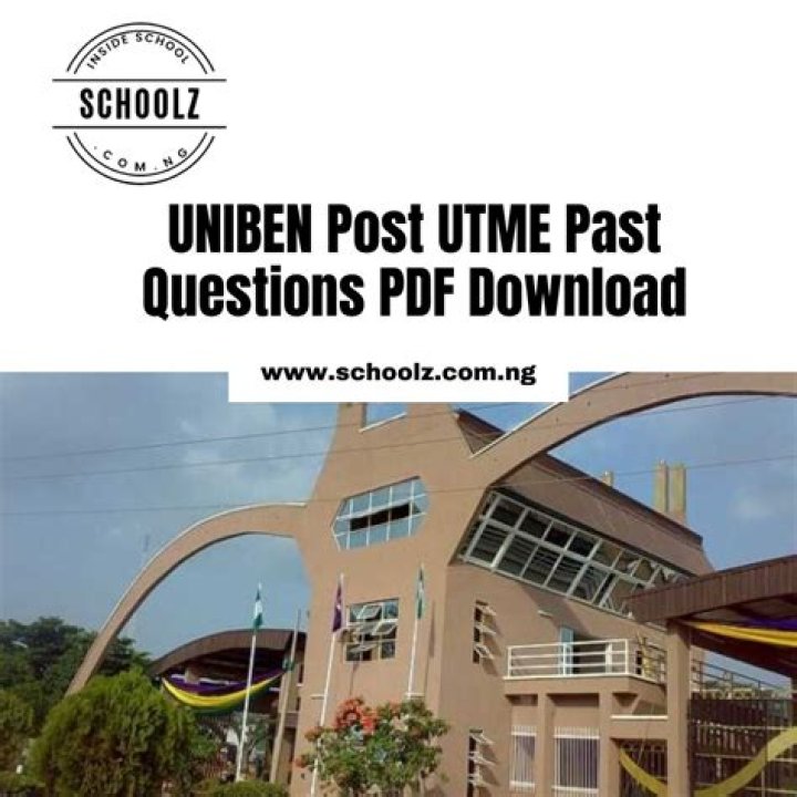 Free Past Questions PDF Download for Utme Success