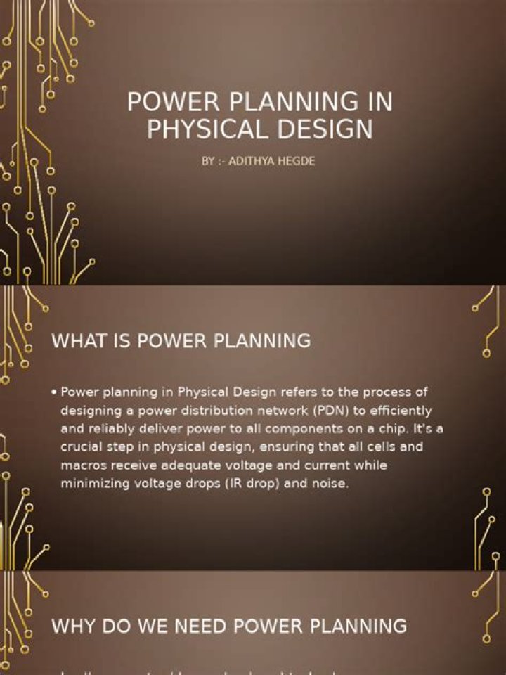 Power Planning in Physical Design: Essential PDF Guide