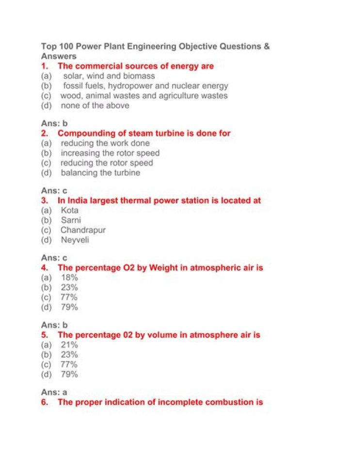 Power Plant Interview Questions and Answers PDF: Expert Guide