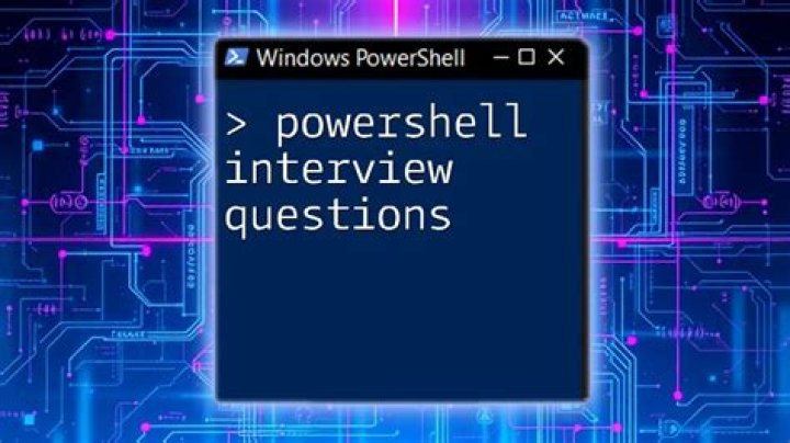 Top PowerShell Scripting Interview Questions & Answers PDF