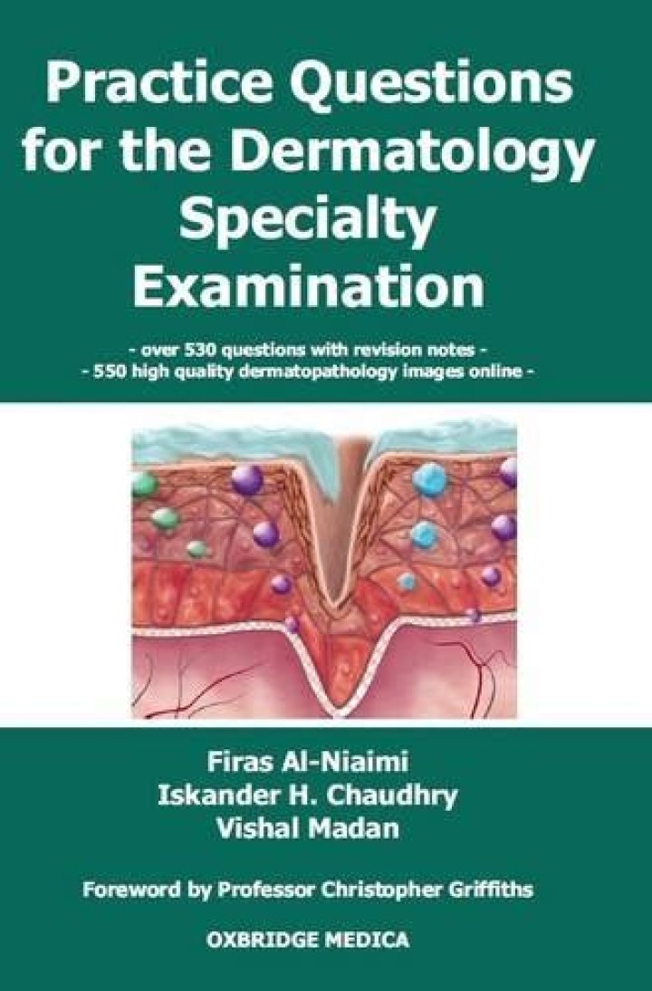 Dermatology Specialty Exam Practice Questions PDF – Master Your Test