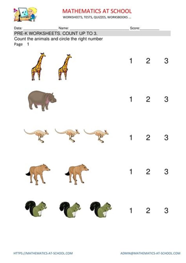 Free Pre-K Worksheets PDF for Preschool Learning