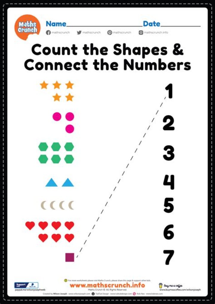 Free Pre-KG Worksheets PDF for Instant Download