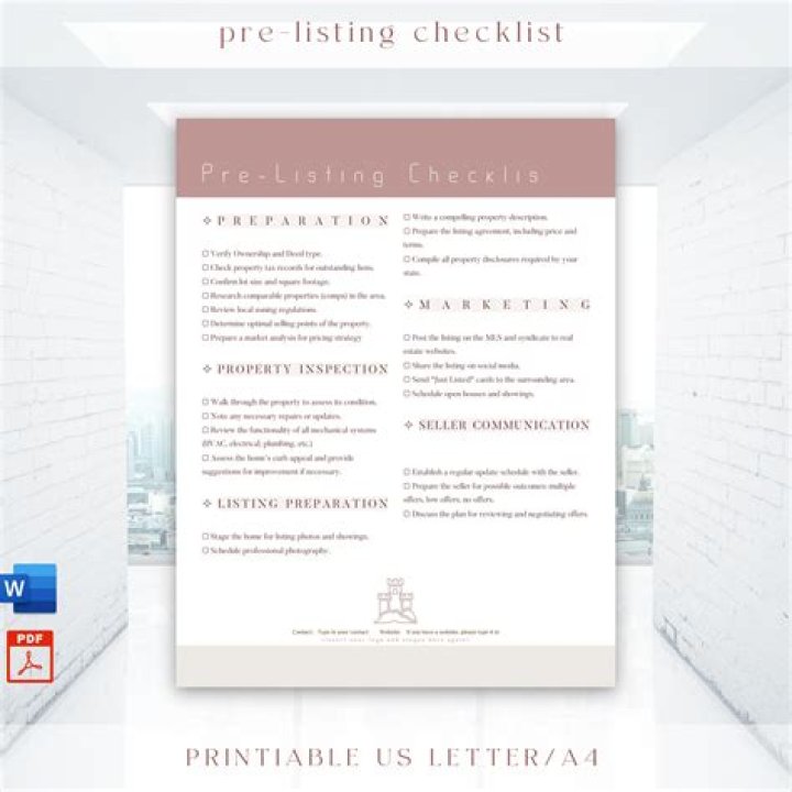 Pre-Listing Checklist PDF: Ensure Success Before Launching Your Product