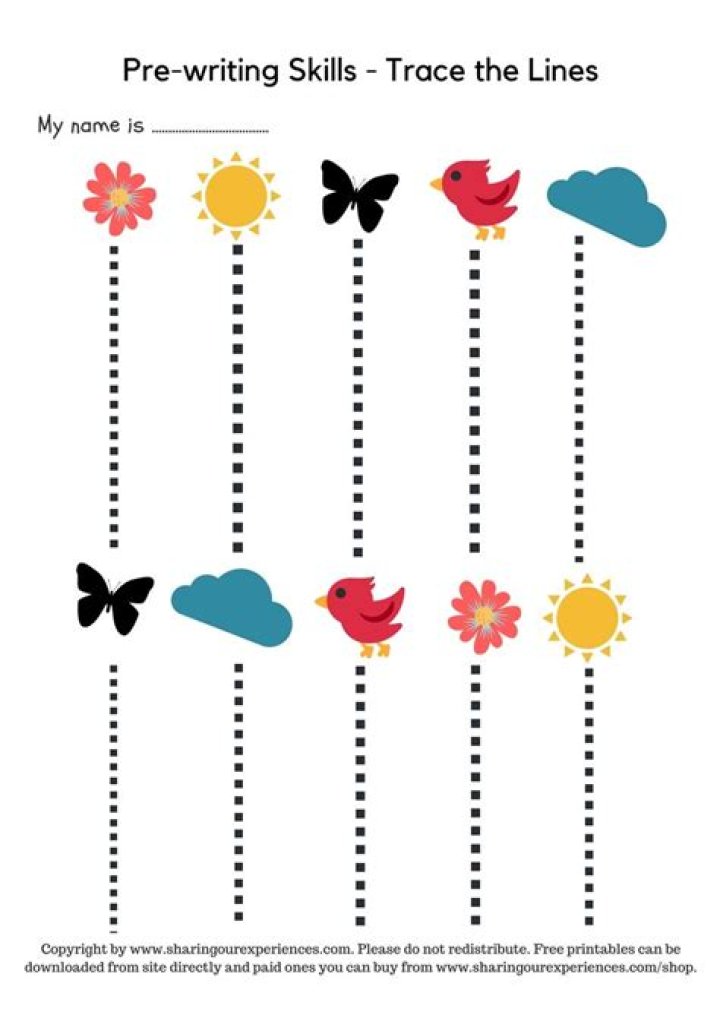 Pre-Writing Worksheets for 2-Year-Olds PDF – Easy Fine Motor Skills Practice