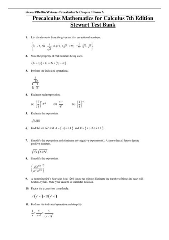 Precalculus 7th Edition Answers PDF – Complete Problem Solutions