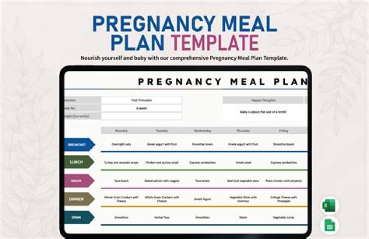 Free Pregnancy Meal Plan PDF for Healthy Pregnancy