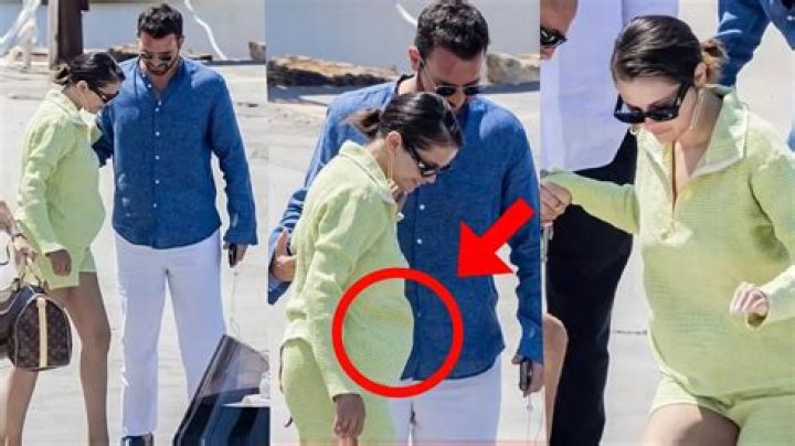 Pregnant Selena Gomez carefully rides on a boat along with beau Andrea