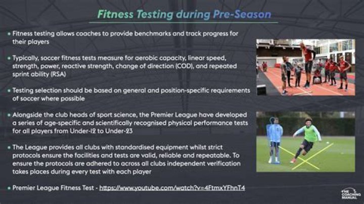 Premier League Fitness Test PDF: Optimize Your Player's Performance