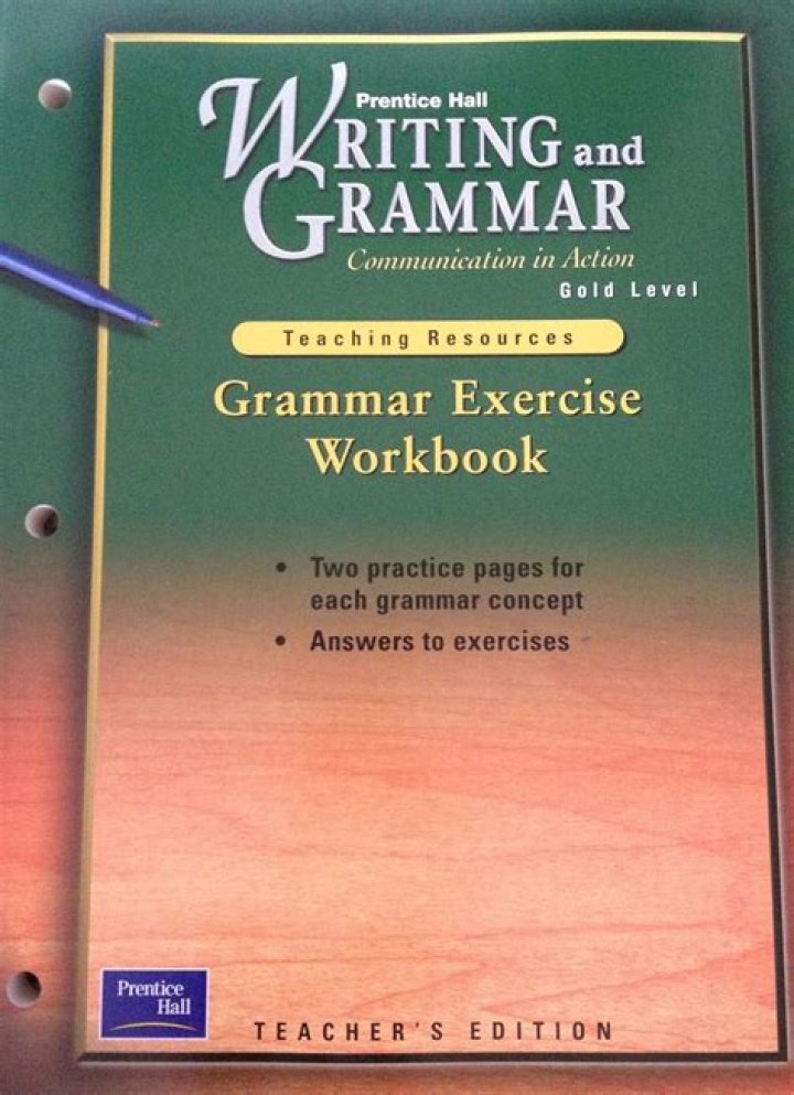 Prentice Hall Writing & Grammar Answer Key PDF Download