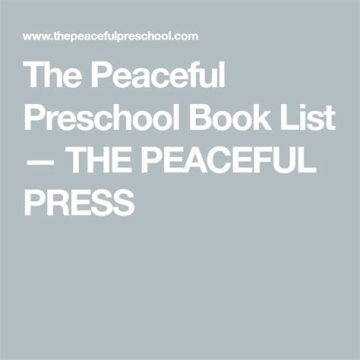 Top Preschool Book List PDF – Free Printable Collection