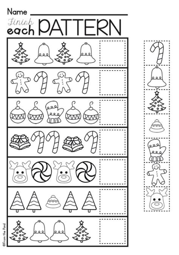 Free Preschool Christmas Worksheets PDF – Printable Holiday Activities