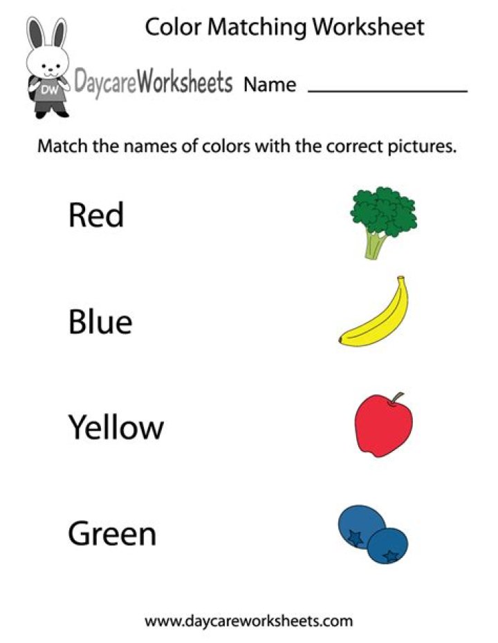 Free Printable Preschool Color Worksheets PDF – Instant Download