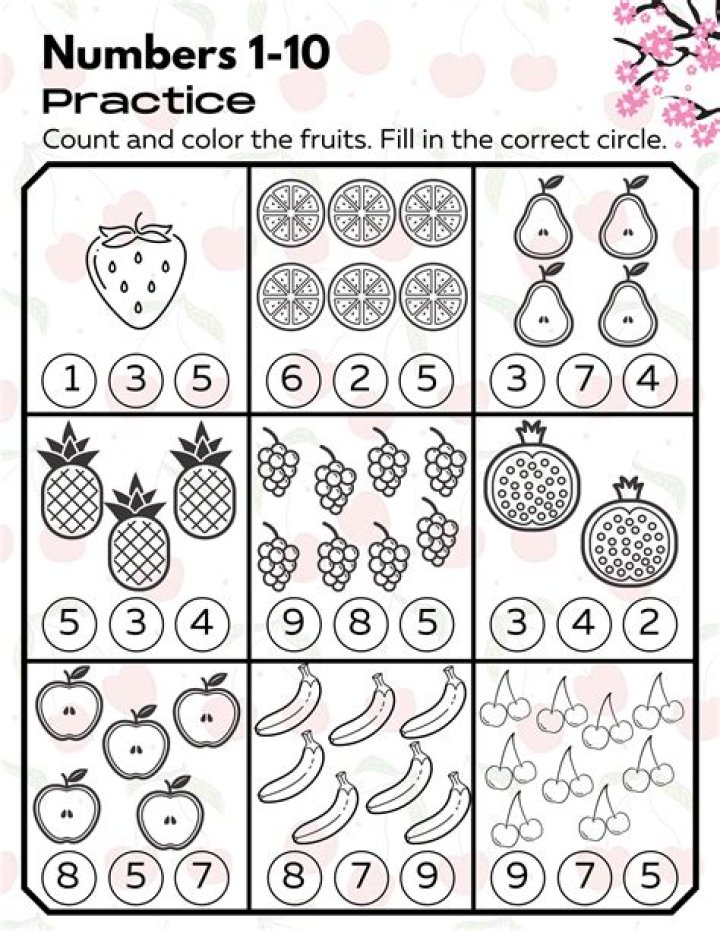 Free Preschool Math Worksheets PDF – Fun, Printable Learning Activities