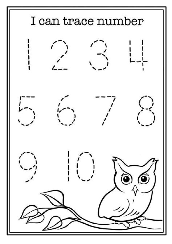 Free Preschool Number Worksheets PDF for Early Math Learning