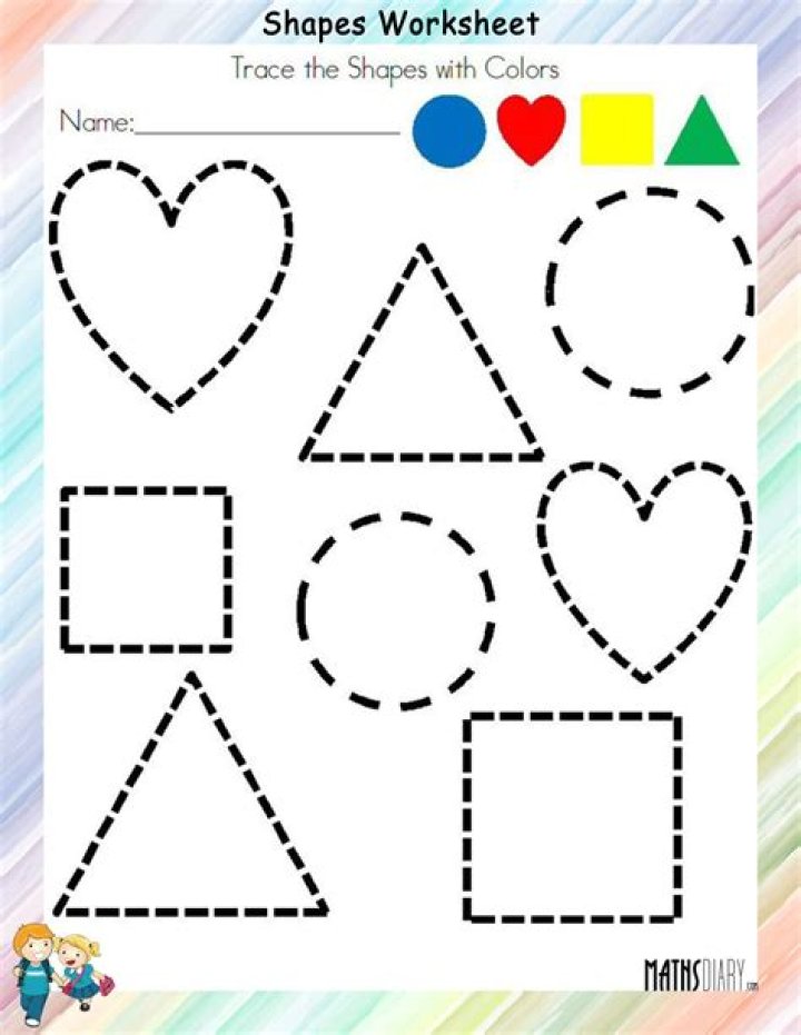 Printable Preschool Shapes Worksheets PDF for Free Download