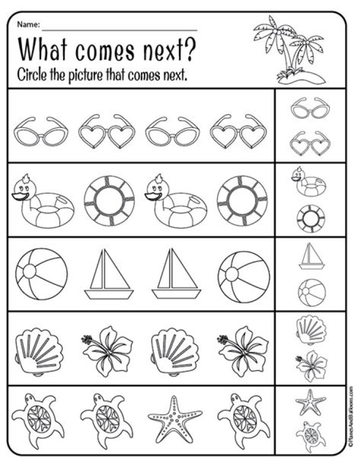 Free Preschool Summer Worksheets PDF – Fun Learning Activities