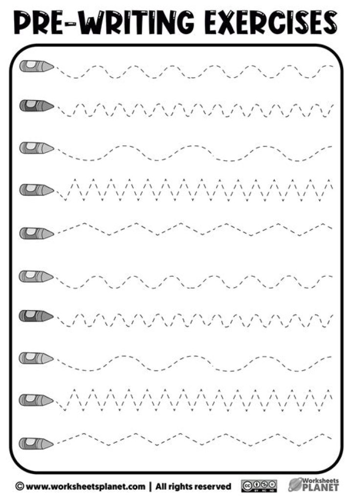 Free Preschool Writing Worksheets PDF – Download Now