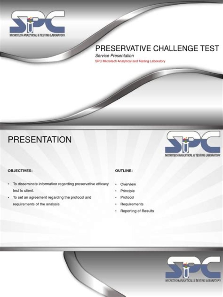 Preservative Challenge Test PDF: Expert Evaluation & Reliability Study