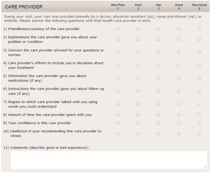 Free Press Ganey Survey Questions PDF for Business Insights