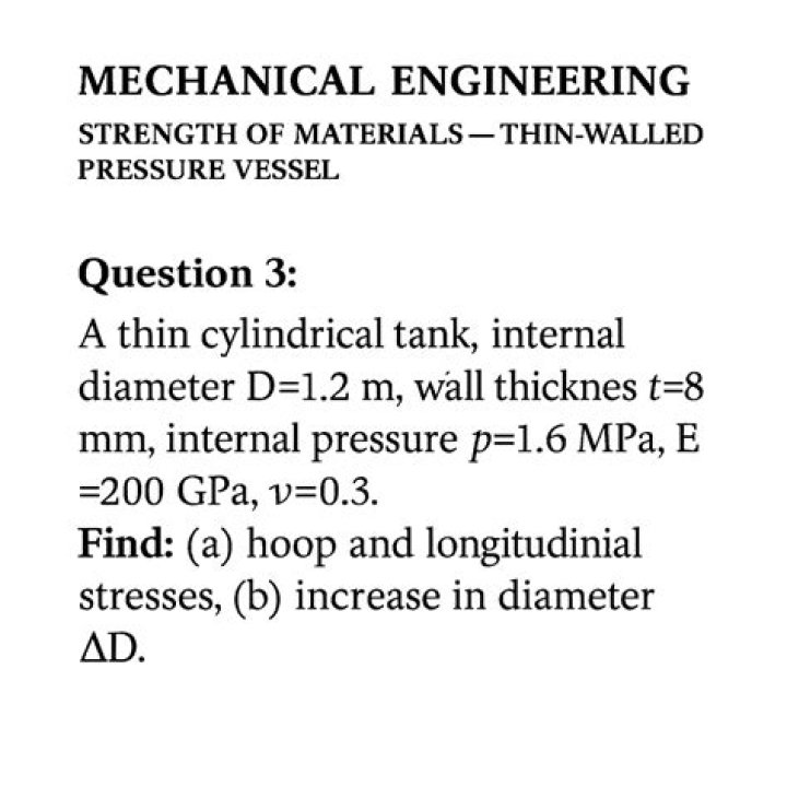 Pressure Vessel Question Answer PDF: Expert Solutions