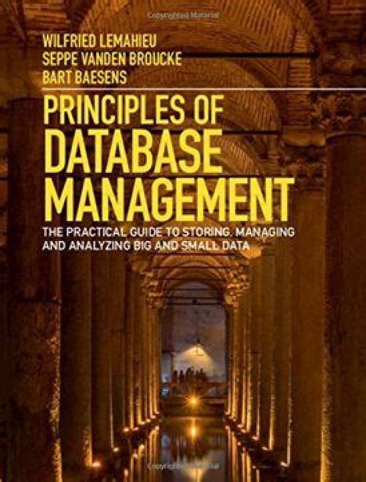 Principles of Database Management by Wilfried Lemahieu – Essential PDF Guide