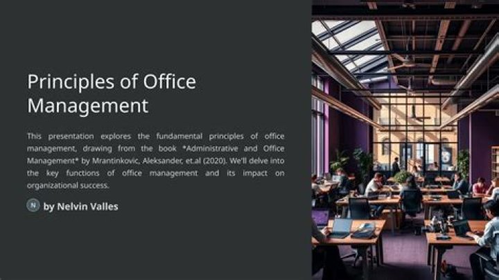 Mastering Office Management: Essential Principles in PDF Format