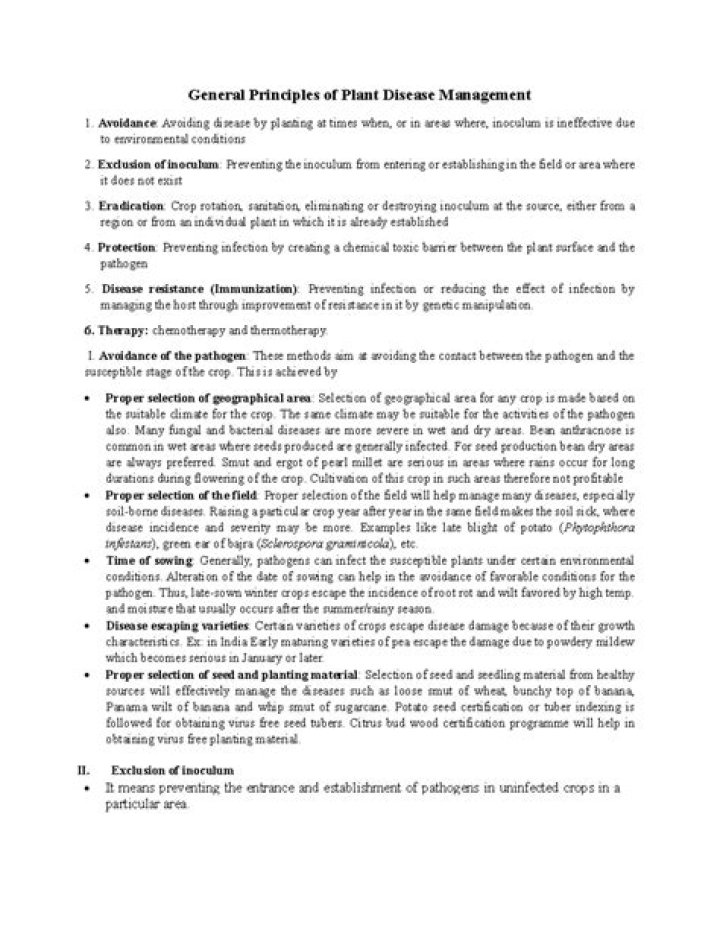 Key Principles of Plant Disease Management: A Comprehensive PDF Guide