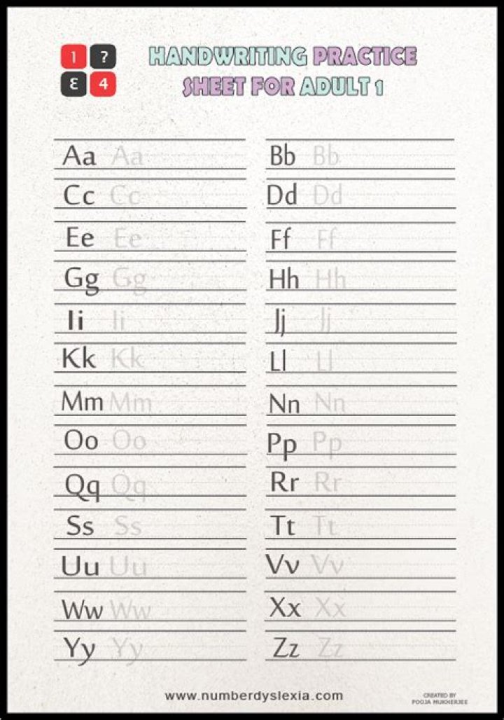Free Print Handwriting Worksheets PDF – Download Instantly