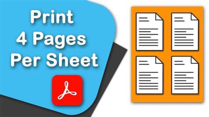 Print PDF 4 Pages Per Sheet for Efficient Double-Sided Printing