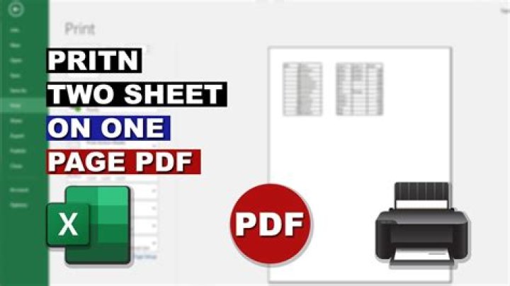Print Two Excel Sheets on One PDF Page – Easy Guide