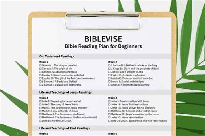 Printable Bible Reading Plan for Beginners PDF – Start Your Faith Journey Today