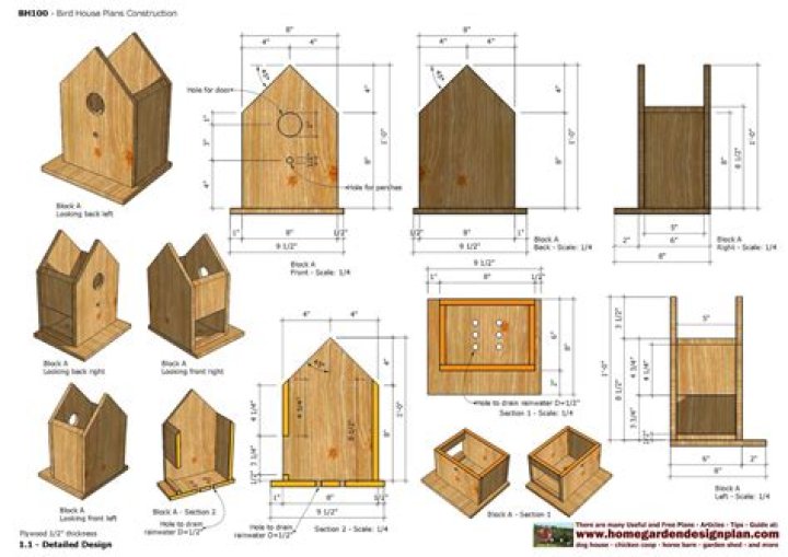 Printable Bird House Plans PDF – Easy DIY Birdhouses for Backyard Birds