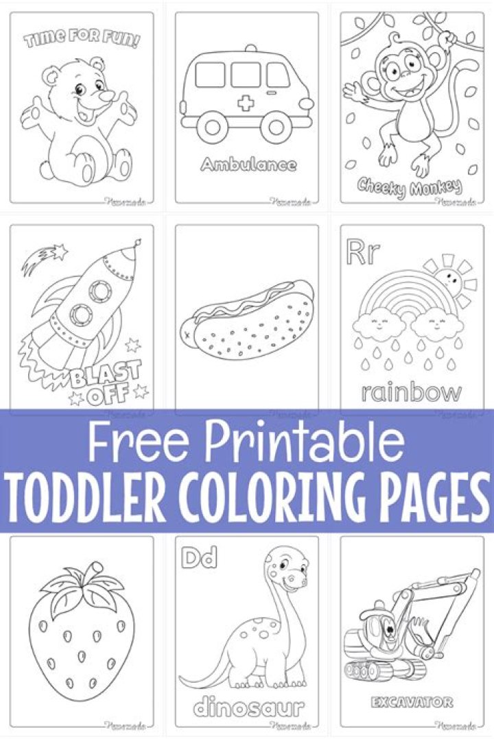 Free Printable Coloring Worksheets PDF – Instant Download
